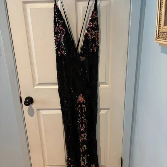 NWT Fashion Nova Sequin Gown - Picture 3 of 5